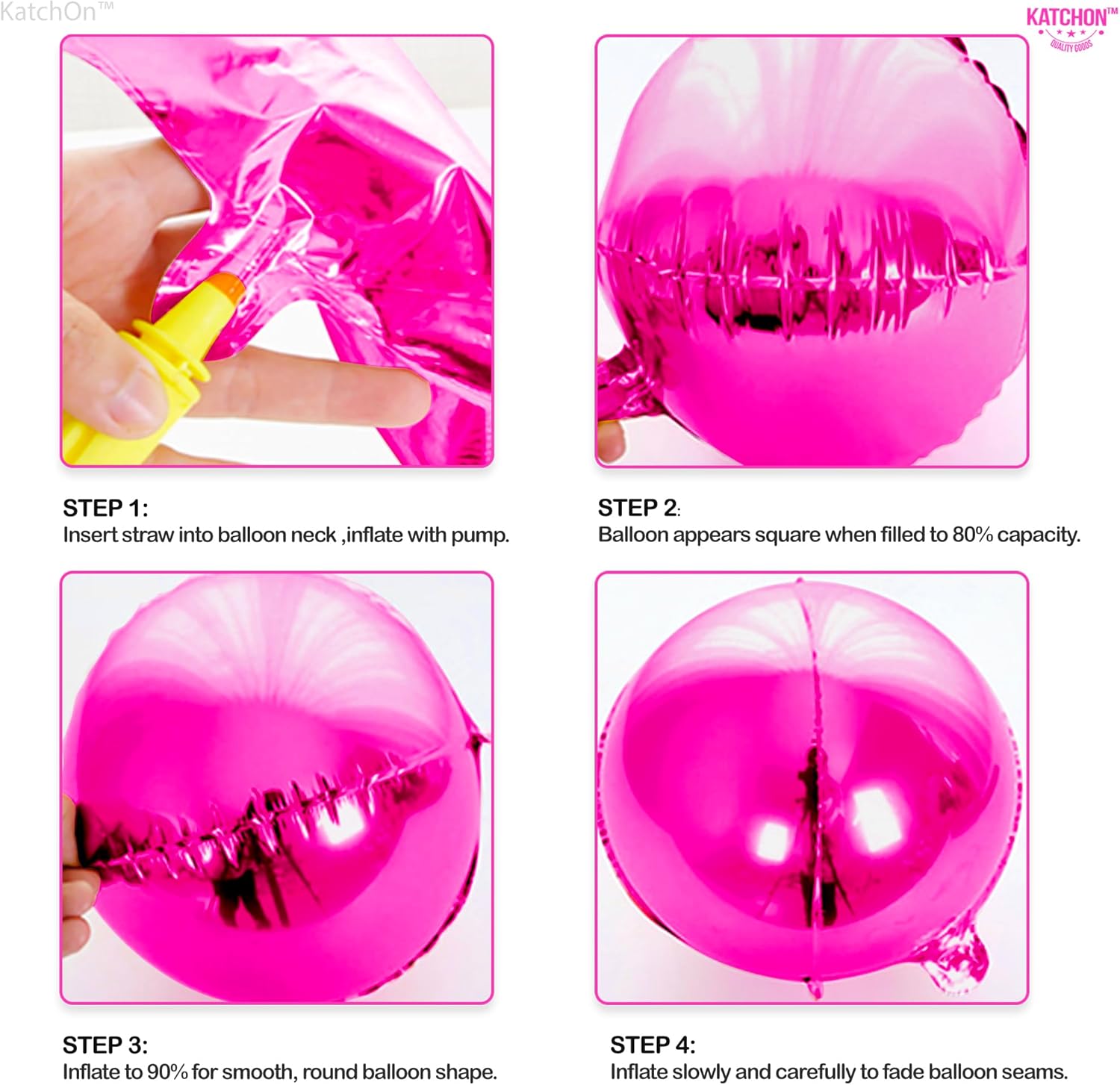 KatchOn Big Hot Pink Balloons 22 Inch Pack of 6