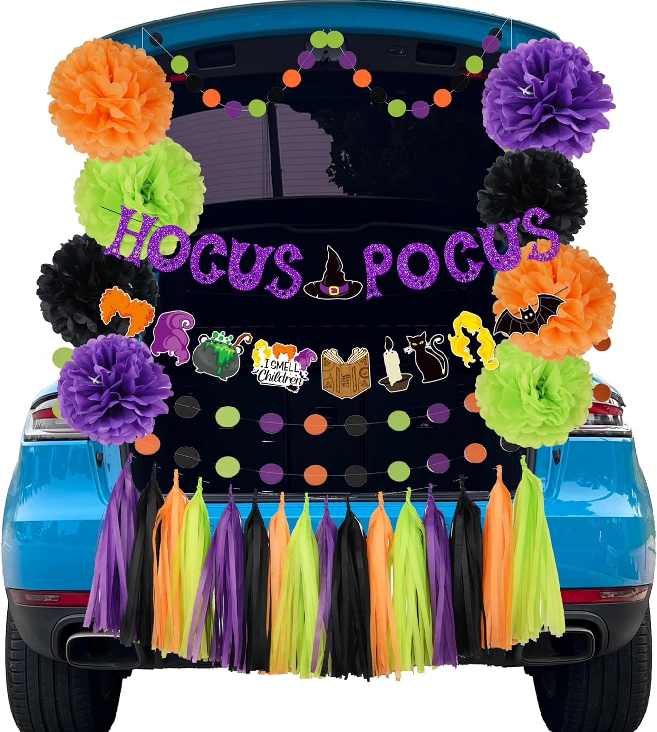 Hocus Pocus Themed Halloween Decorations Kit for SUV