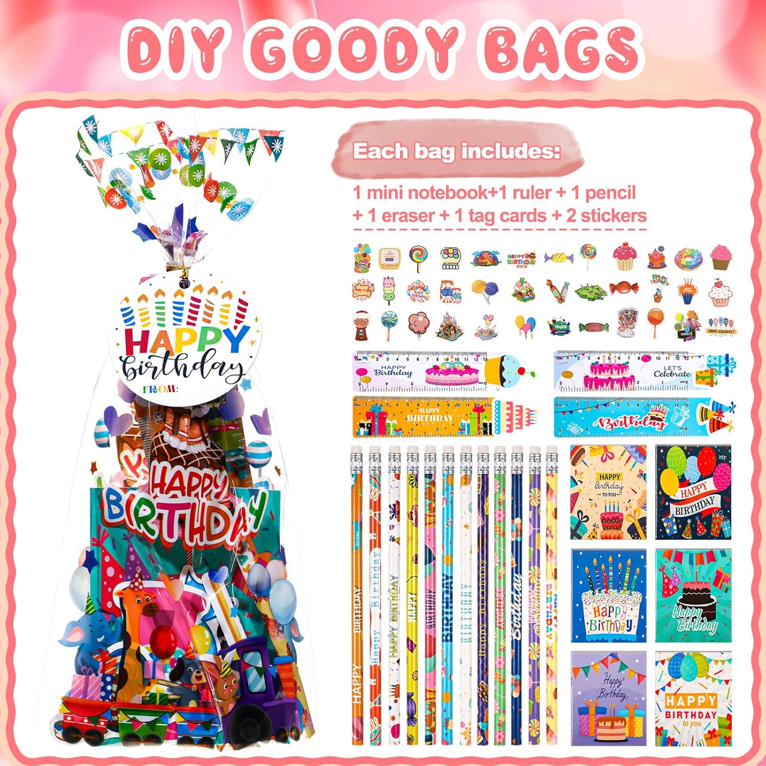 Supervitae 194 Pcs Classroom Birthday Party Favors