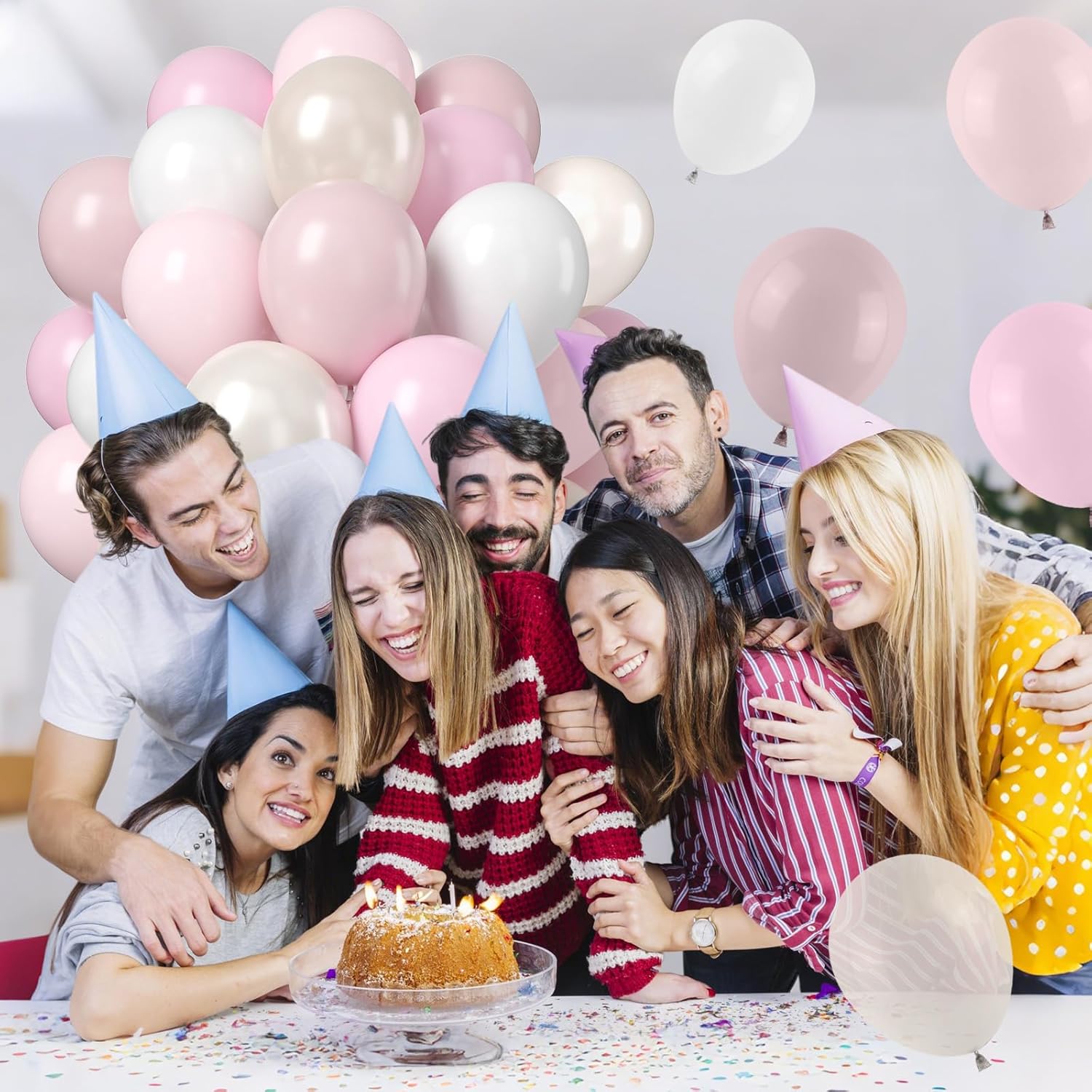 Blush Pink Balloons 50 Pcs 12 Inch Party Decor