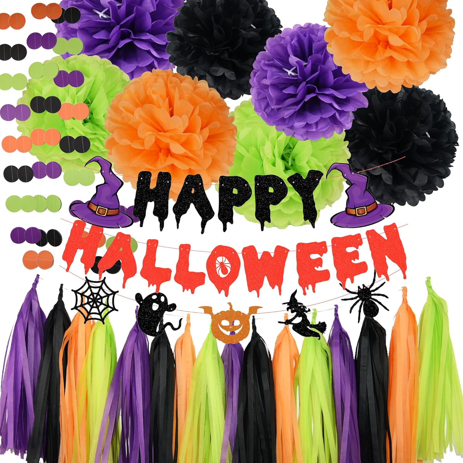 PartyGarden Halloween Decor Kit for SUV and Parties