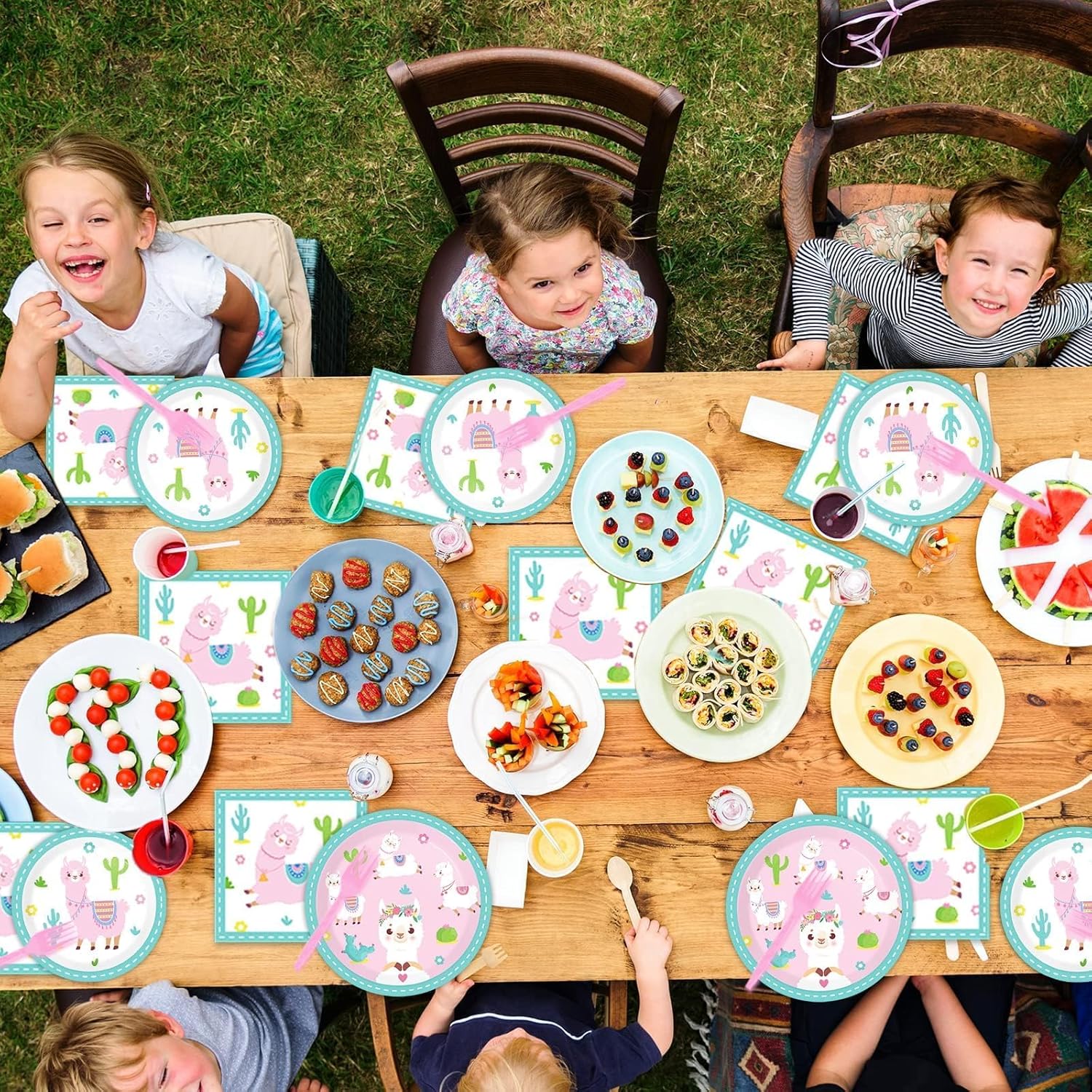 ZOIIWA Llama Birthday Party Pack for 24 Guests