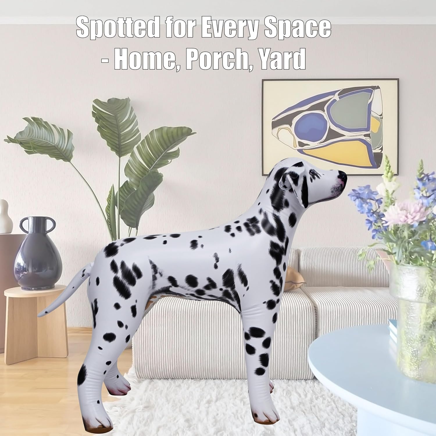 Jet Creations 39 Inch Inflatable Dalmatian Decor