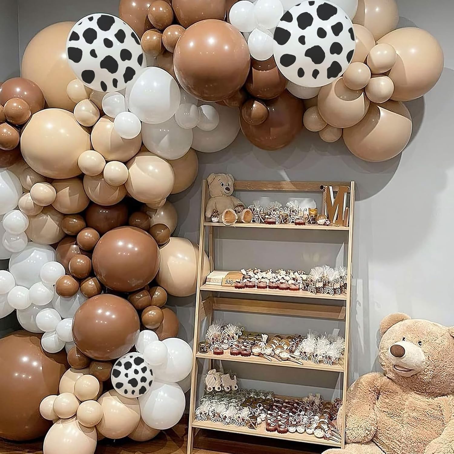 Brown Cow Balloons for Western Themed Party Decorations