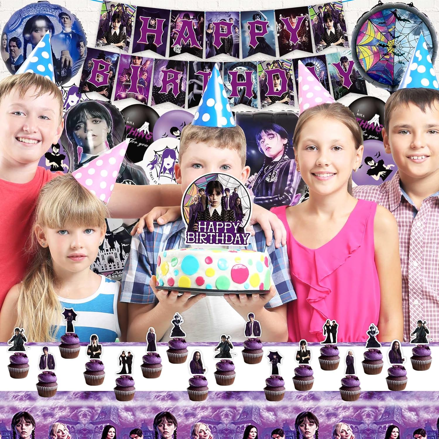Wednesday Inspire Birthday Decorations Set