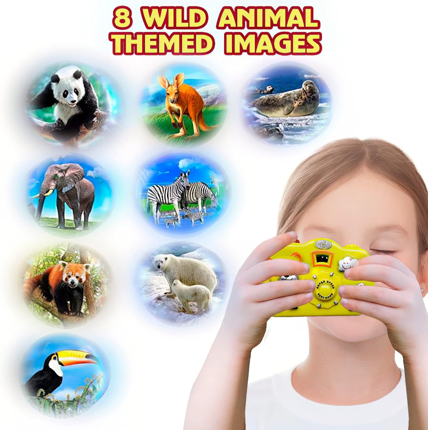 ArtCreativity Kids Camera Toy Set 24PCs 3 Colors