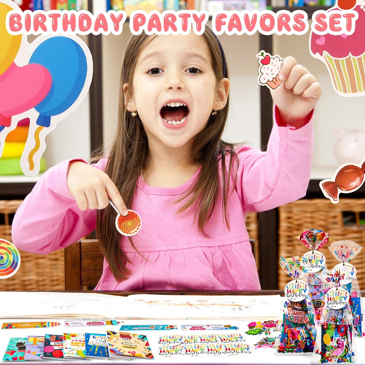 Supervitae 194 Pcs Classroom Birthday Party Favors