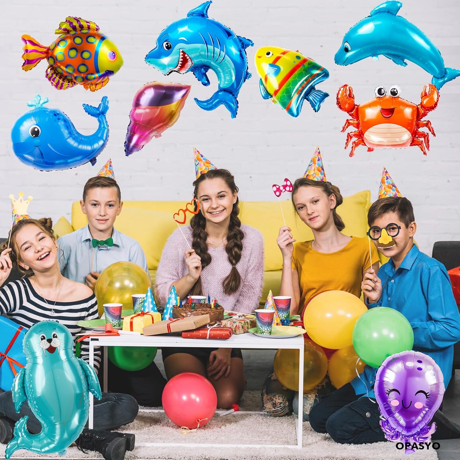 Sea Animal Balloons for Under the Sea Party Decorations