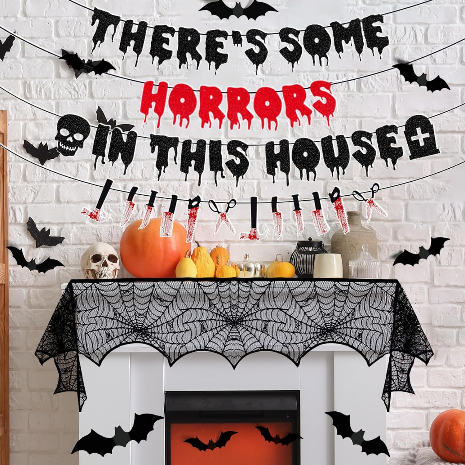 Crenics Halloween Party Decorations Set