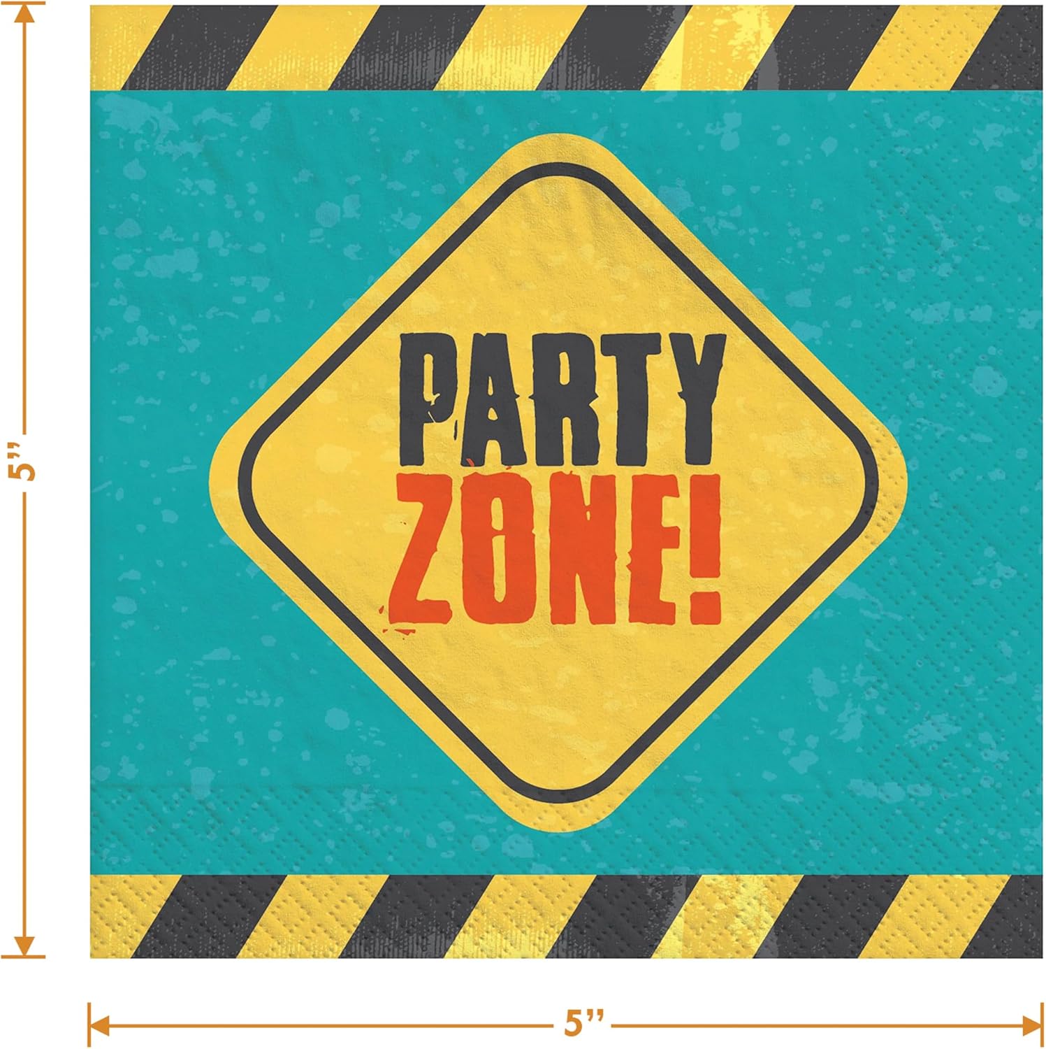 Construction Party Supplies Happy Birthday Blue Digger Plates Napkins Set