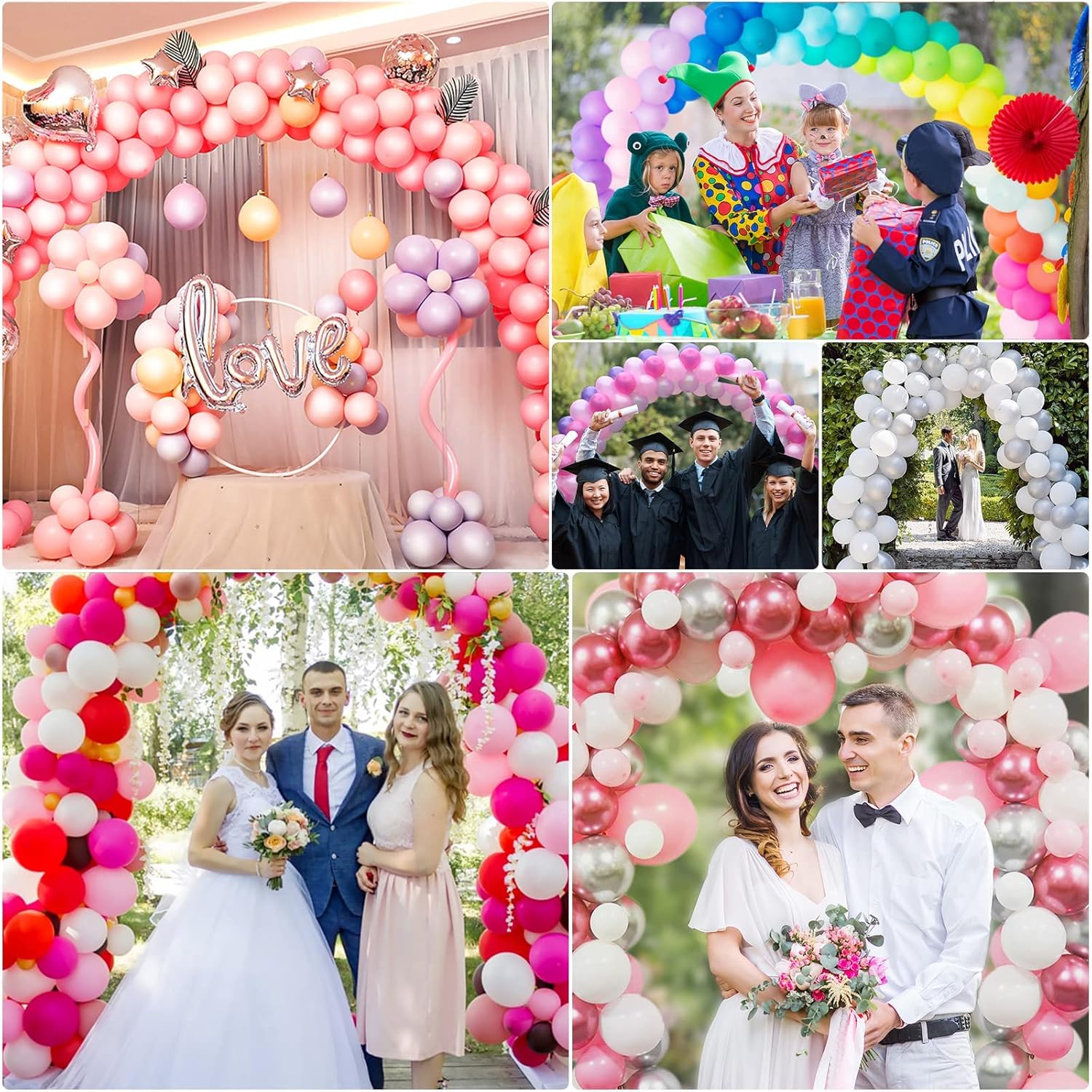Toosci Balloon Arch Kit and Pump for Parties