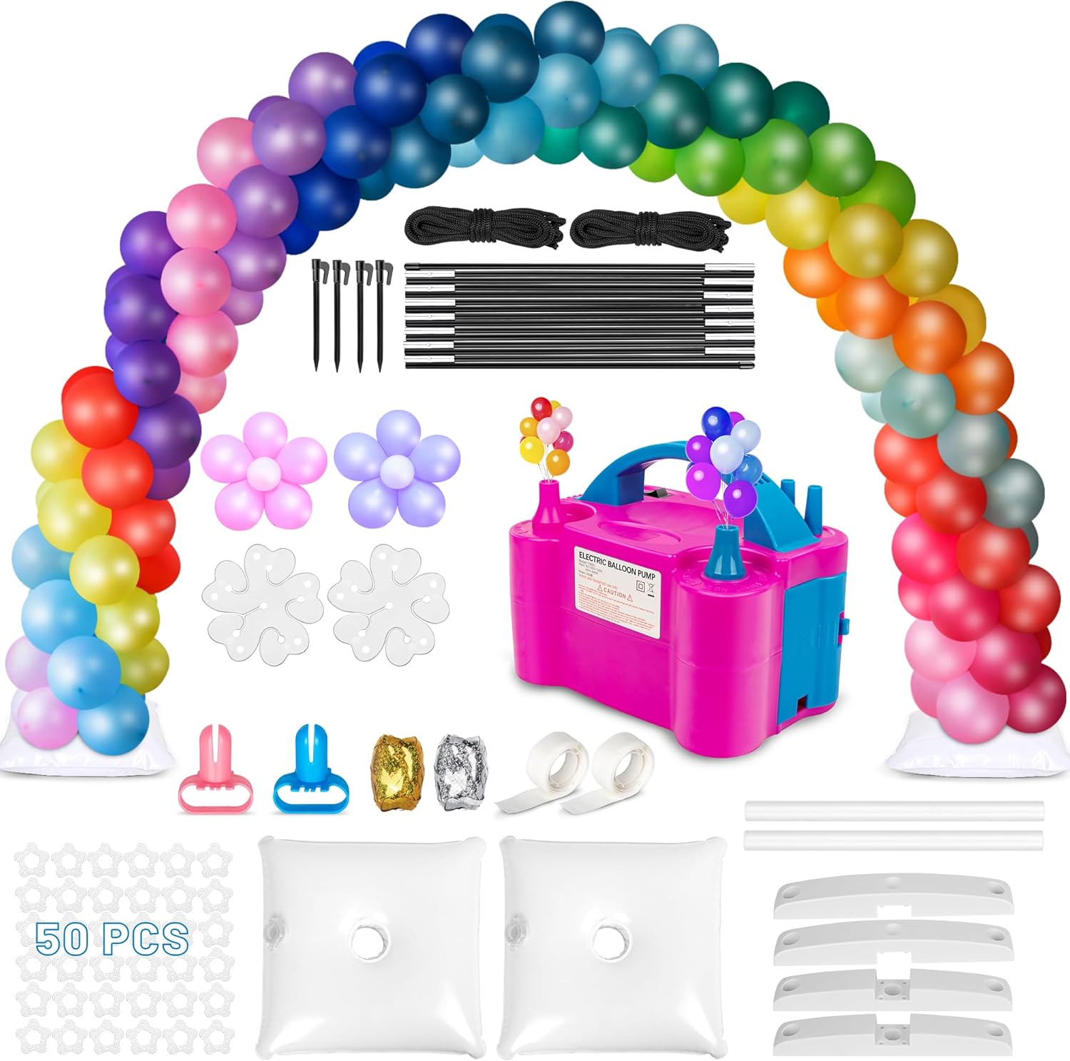 Toosci Balloon Arch Kit and Pump for Parties