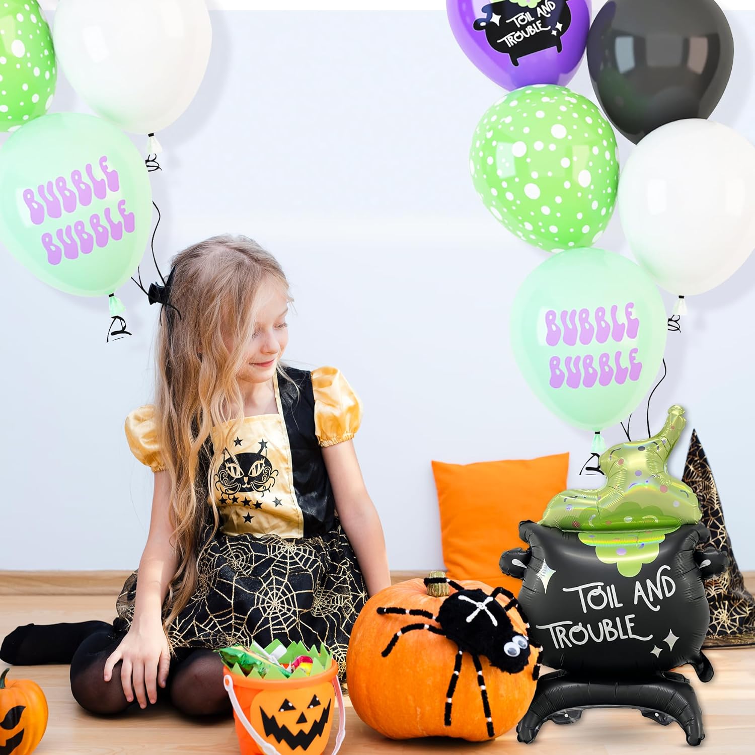 HOUSE OF PARTY 50PCS Halloween Balloons Arch Kit