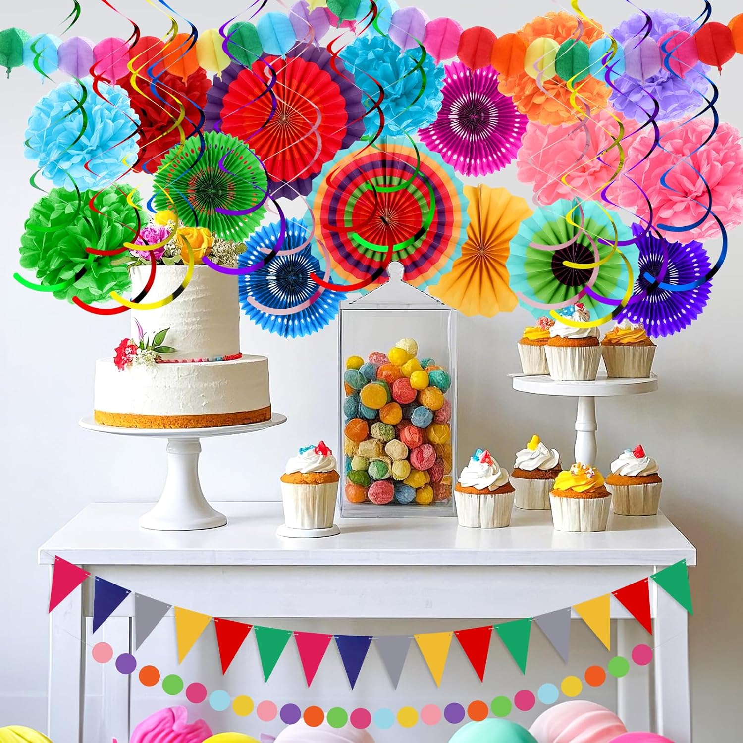 Telooco 33pcs Fiesta Decorations Set