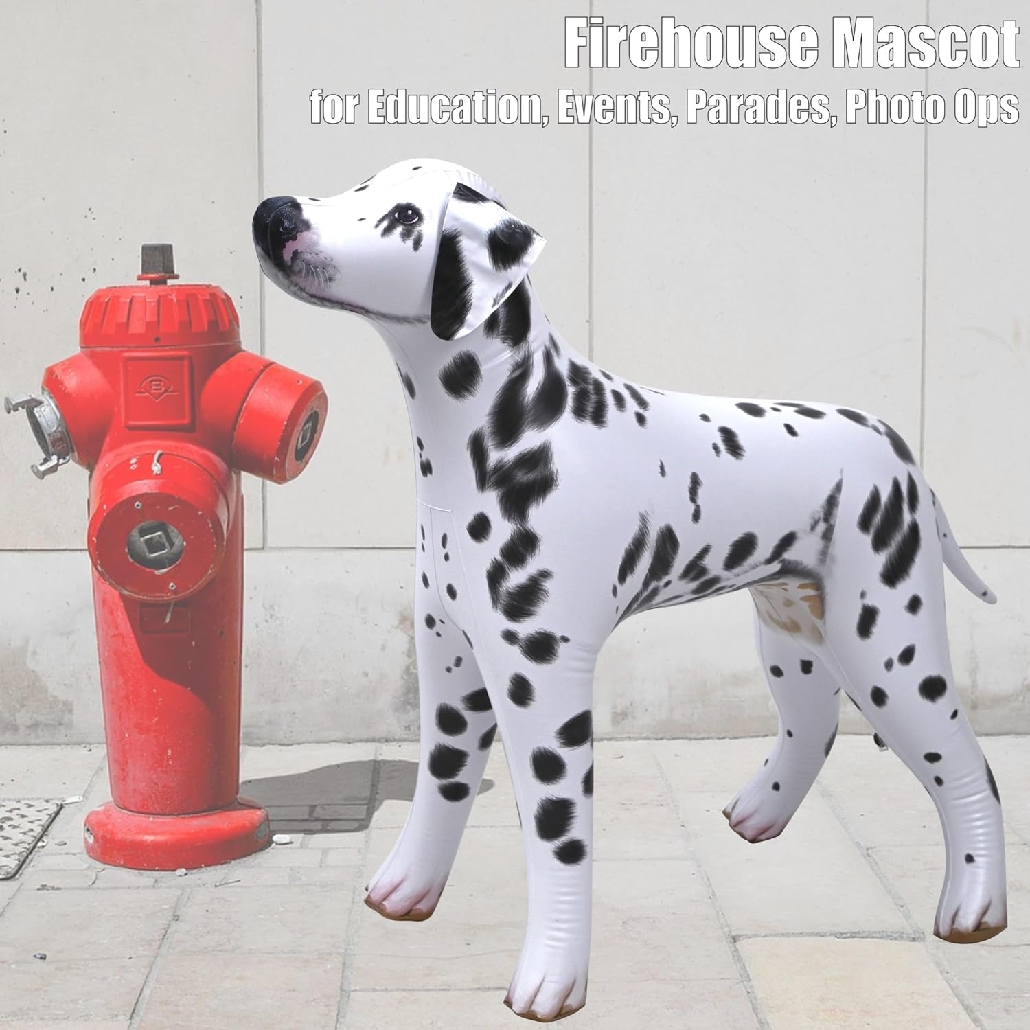 Jet Creations 39 Inch Inflatable Dalmatian Decor