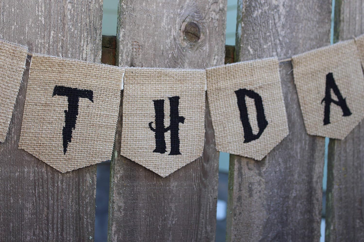 Handmade Harry Potter Birthday Banner Burlap Bunting Decorations