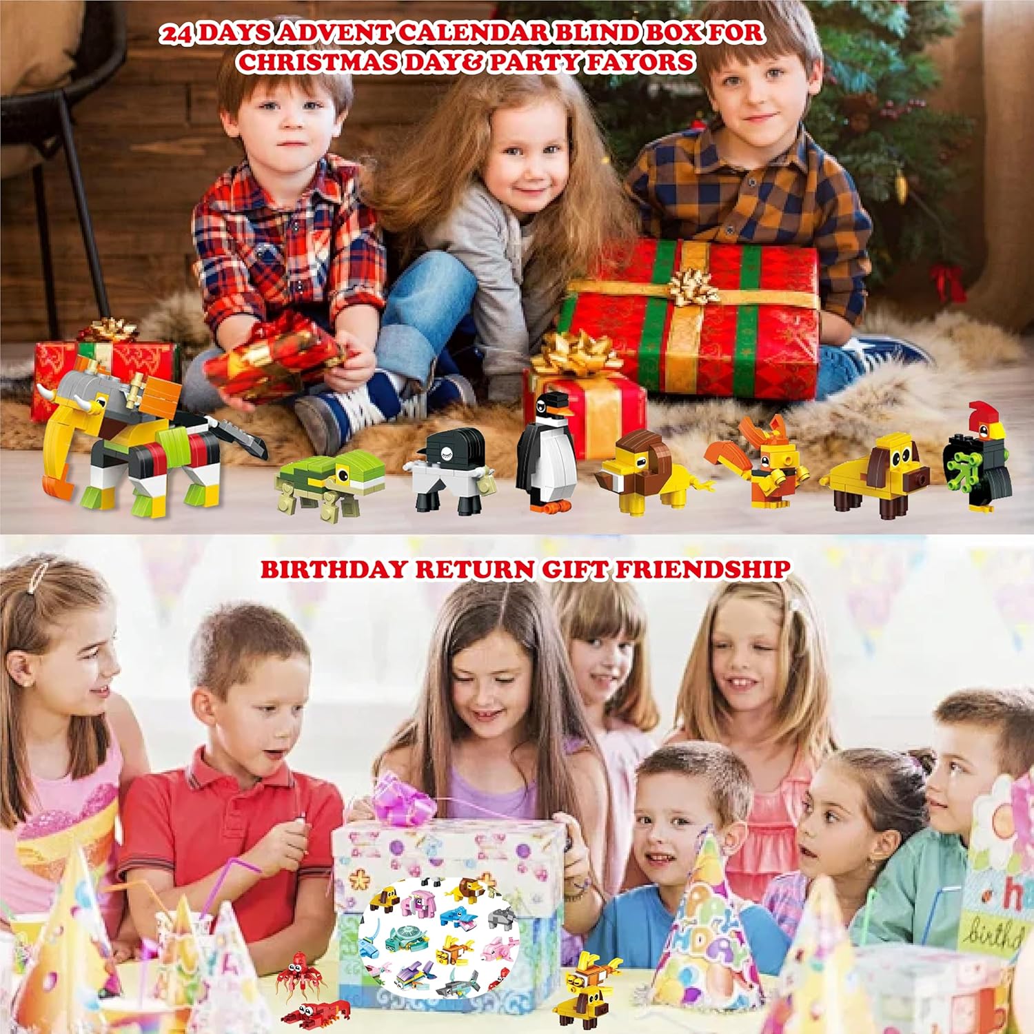 24 Pack Mini Building Blocks Toy for Kids 6-12