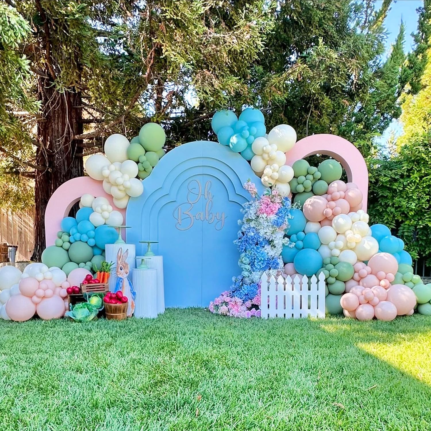 161pcs Spring Tea Party Balloon Arch Kit
