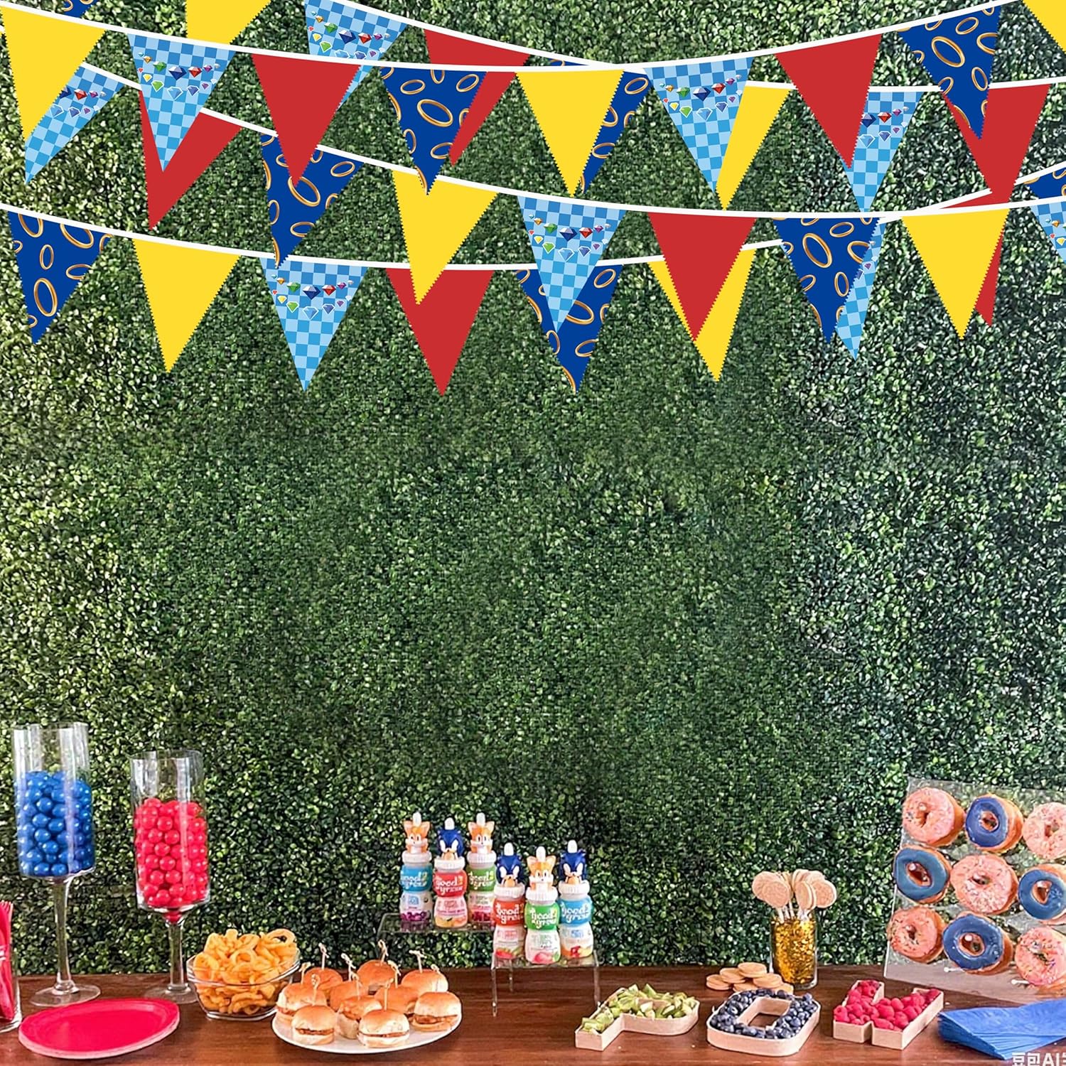 Pinkblume 32 Foot Hedgehog Birthday Garland Decorations